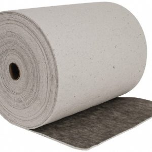 BRADY SPC SORBENTS Sorbent Pad: Universal Use, 28.5" Wide, 150' Long, 53 gal, Off-White RFP328-DP