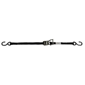 LIFT-ALL Polyester Ratchet Strap Tie Down: 15' Long, 1" Wide, 2100 lb Breaking Strength, 700 lb Load Capacity 6A103