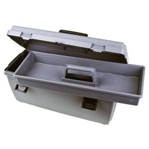 FLAMBEAU Copolymer Resin Tool Box: 1 Drawer, 1 Compartment 19800-2