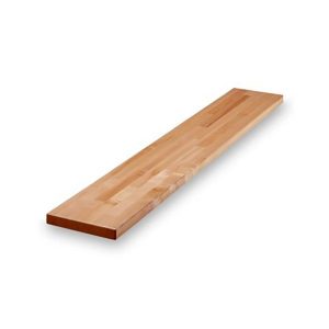 BALLY BLOCK 6' Long x 9-1/2" Wide x 1-1/4" Thick, Maple Wood Bench Seat ALB07295