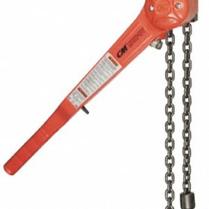 CM Manual Lever Hoist: 6000 lb Capacity, 5' Max Lift 4047