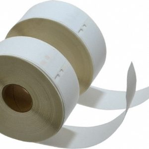 DYMO Label Maker Label: White, 3-1/2" OAL, 1-1/8" OAW, 700 per Roll, 2 Roll 30252
