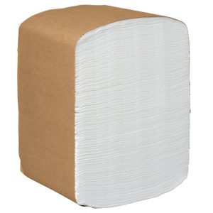 SCOTT Dinner Paper Napkins, Disposable, White, 1/8 Fold, 1-Ply, 12 x 17 98730