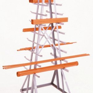 MODERN EQUIPMENT CO. INC. 2-Sided Horizontal Bar Storage Rack: 1,800 lb Capacity BSRH1-KD