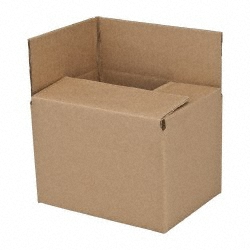 JESPEN IND LLC Corrugated Shipping Box: 8" Long, 6" Wide, 6" High 20