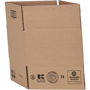 JESPEN IND LLC Corrugated Shipping Box: 10" Long, 8" Wide, 6" High 24