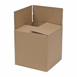 JESPEN IND LLC Corrugated Shipping Box: 10" Long, 10" Wide, 10" High 10 CUBE