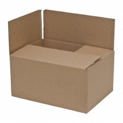 JESPEN IND LLC Corrugated Shipping Box: 16" Long, 12" Wide, 8" High 36