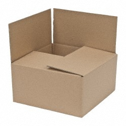 JESPEN IND LLC Corrugated Shipping Box: 12" Long, 12" Wide, 6" High C 8