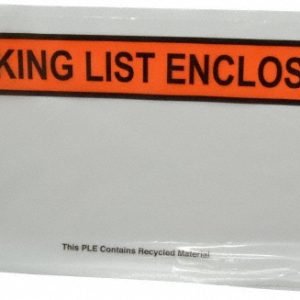 NIFTY PRODUCTS Packing Slip Envelope: Packing List Enclosed, 1,000 Pc PE6BL10