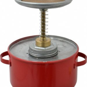 EAGLE 1 Quart Capacity, 8 Inch High x 6-1/4 Inch Diameter, Galvanized Steel Plunger Can P701