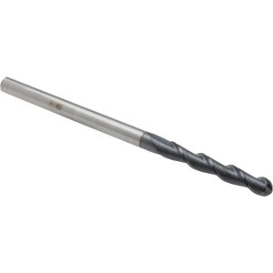 ACCUPRO Ball End Mill: 0.125" Dia, 0.75" LOC, 2 Flute, Solid Carbide 89838502