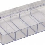 FLAMBEAU 5 Compartment Clear Small Parts Box A215