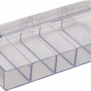 FLAMBEAU 5 Compartment Clear Small Parts Box A215
