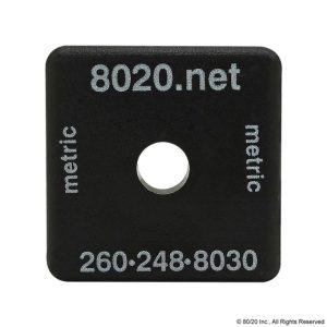 80/20 INC. T-Slotted Extrusion End Cap: Use with 40-4040/40-4040-LITE 40-2030