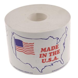 DE LEONE CORPORATION Made in the U.S.A. Shipping Label USA503