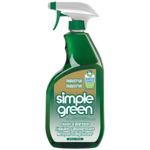 SIMPLE GREEN Industrial Cleaner & Degreaser, 24 oz Spray Bottle 2710001213012