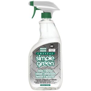 SIMPLE GREEN Crystal Industrial Cleaner & Degreaser, 24 oz Spray Bottle 0610001219024