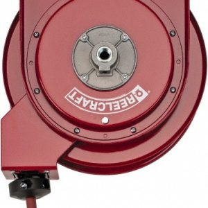 REELCRAFT Hose Reel with Hose: 3/8" ID Hose x 25', Spring Retractable 4625 OLP