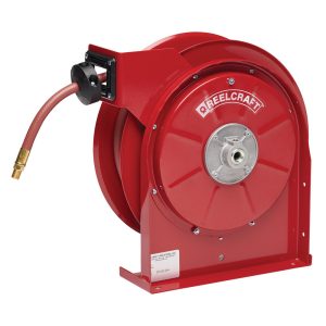 REELCRAFT Hose Reel with Hose: 3/8" ID Hose x 35', Spring Retractable 5635 OLP