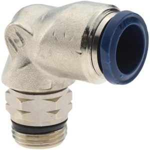 PRO-SOURCE Push-to-Connect Tube x Universal Thread Fitting: Swivel Elbow, 3/8 Thread, Universal, 1/2" OD 2555612363PRO