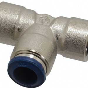 PRO-SOURCE Push-to-Connect Tube x Tube Fitting: Union Tee, 3/8" OD 2556003865PRO