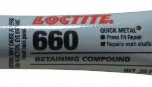LOCTITE Retaining Compound: 6 mL Tube, Silver, Paste 209765