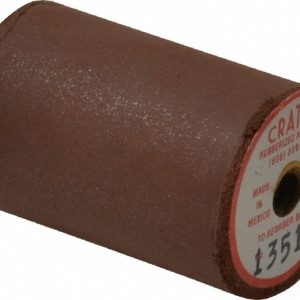 CRATEX 1" Max Diam x 1-1/2" Long, Cylinder, Rubberized Point 1351 F