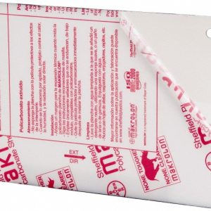 LOC-LINE 12 Inch Long x 8-1/2 Inch Wide x 1/8 Inch High/Thick Polycarbonate Replacement Shield 60530