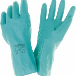 ANSELL Chemical Resistant Gloves: 17.00 Thick, Nitrile, Nitrile, Supported 117277