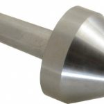 RITEN 2-1/8" Head Diam, Hardened Tool Steel Pipe Nose Point Solid Dead Center 66102