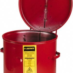 JUSTRITE 2 Gallon Capacity, 24-Gauge Coated Steel Body, Red Dip Tank 27602