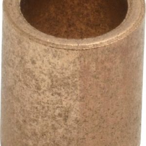 BOSTON GEAR Sleeve Bearing: 3/8" ID, 1/2" OD, 5/8" OAL, Oil Impregnated Bronze 34638