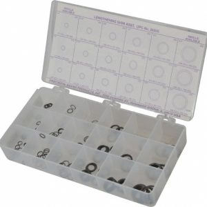 PRECISION BRAND 270 Piece, 1/4 to 3/4" Screw, Spring Steel Flat Washer Assortment 26005