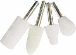 VALUE COLLECTION 4 Piece, 1/4" Shank Diam, Wool Felt Bob Set 516206