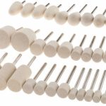 VALUE COLLECTION 36 Piece, 1/8" Shank Diam, Wool Felt Bob Set 516202