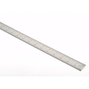 SPI Steel Rule: 36" OAL, 4R Graduation, Rigid, 1-1/4" OAW 13-948-5