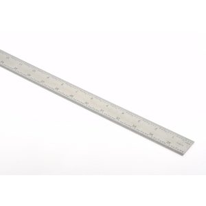 SPI Steel Rule: 36" OAL, English & Metric Graduation, Rigid, 1-1/4" OAW 13-951-9
