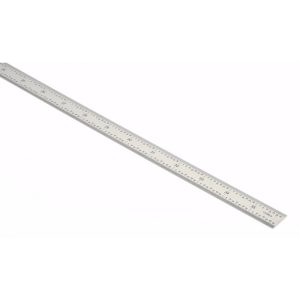 SPI Steel Rule: 36" OAL, English & Metric Graduation, Flexible, 3/4" OAW 13-956-8