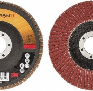 3M Flap Disc: 7/8" Hole, 40 Grit, Ceramic, Type 27 7000148181