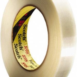 SCOTCH Filament & Strapping Tape; Type: Filament Tape ; Color: Clear ; Width (mm - 2 Decimals): 36.00 ; Thickness (mil): 6.6000 ; Tape Number: 898 ; Length (Yards - 2 Decimals): 60.14 7000144703