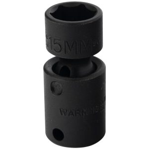 PROTO Impact Socket: 3/8" Drive, 15mm Socket, Hex Drive J77415MP
