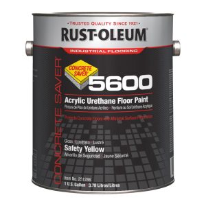 RUST-OLEUM Protective Coating: 1 gal Can, Satin Finish, Yellow 251286