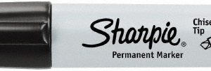 SHARPIE Permanent Marker: Black, AP Non-Toxic, Chisel Tip 38201
