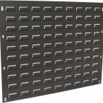 QUANTUM STORAGE Bin Louvered Panel: Use with Quantum Storage Systems - ALL QUS Bins, Gray QLP-2721