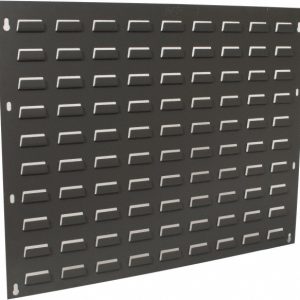 QUANTUM STORAGE Bin Louvered Panel: Use with Quantum Storage Systems - ALL QUS Bins, Gray QLP-2721