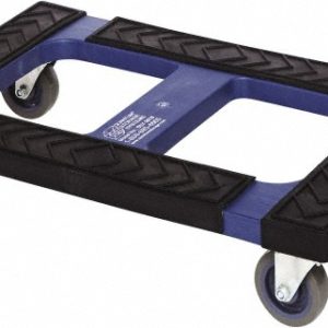 QUANTUM STORAGE Rubber Cap Dolly: 1,000 lb Capacity, Polyethylene Top DLY-3018
