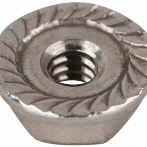 VALUE COLLECTION #6-32, 27/64" Flange Diam, Serrated Flange Nut HFNIX0-6-100BX