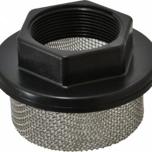 FLOW EZY FILTERS 10 Mesh, 189 LPM, 50 GPM, 4.2" Diam, Female Pipe Mounted Suction Screen Strainer F16-10