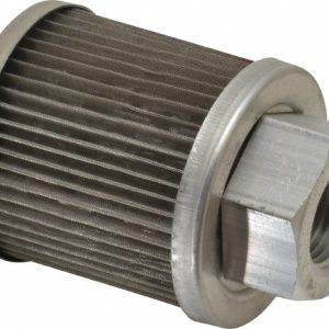 FLOW EZY FILTERS 100 Mesh, 11 LPM, 3 GPM, 2.1" Diam, Female Suction Strainer without Bypass 3-1/2-100